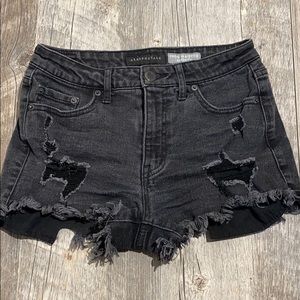 Aeropostale High Waisted ripped shorts